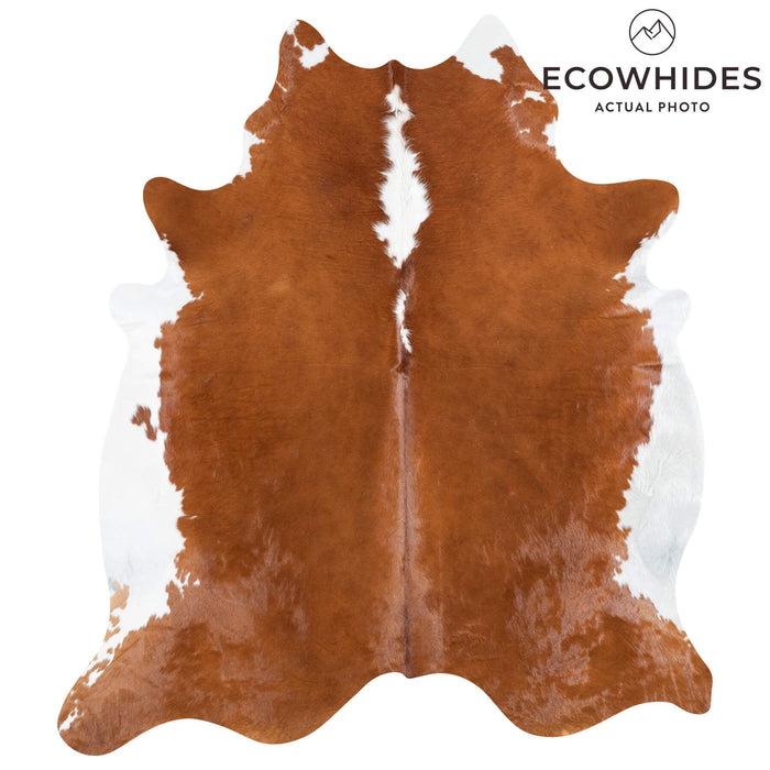 Brazilian Hereford Cowhide Rug Size 7'0" L x 6'1" W 8376