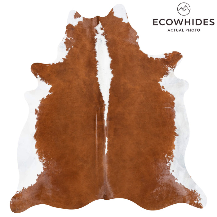 Brazilian Hereford Cowhide Rug Size 7'6" L x 7'0" W 8378