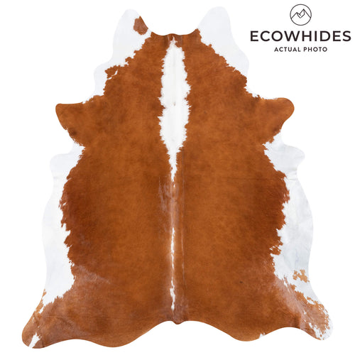 Brazilian Hereford Cowhide Rug Size 7'9" L x 7'2" W 8380