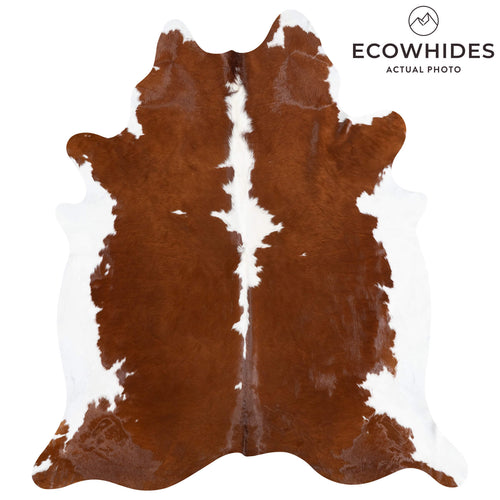 Brazilian Hereford Cowhide Rug Size 7'10" L x 7'0" W 8382