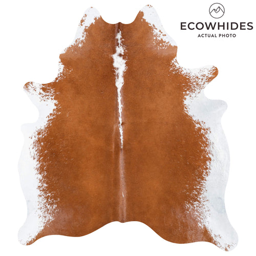 Brazilian Hereford Cowhide Rug Size 6'5" L x 5'10" W 8385