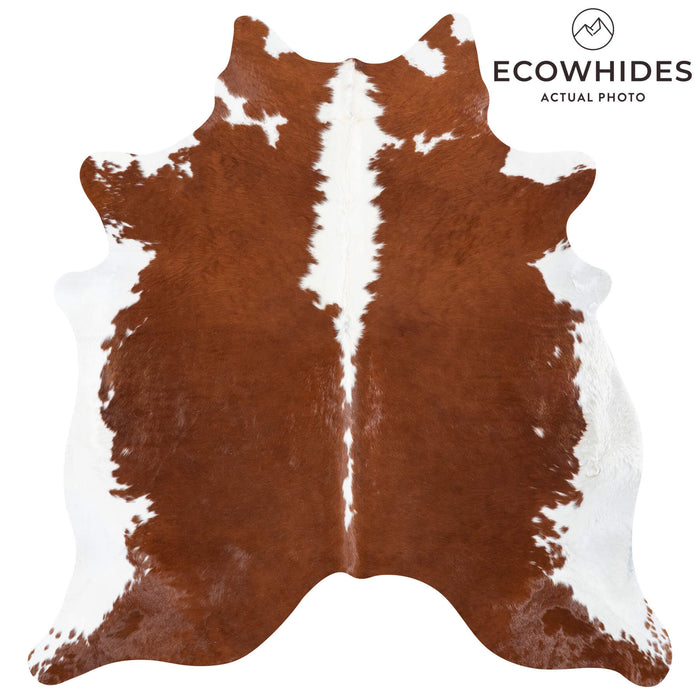 Brazilian Hereford Cowhide Rug Size 6'5" L x 6'1" W 8388