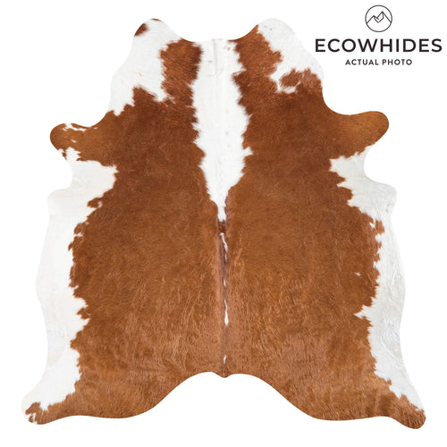 Brazilian Hereford Cowhide Rug Size 6'4" L x 6'3" W 8389