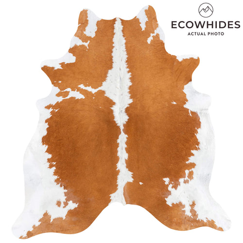 Brazilian Hereford Cowhide Rug Size 7'0" L x 6'3" W 8393