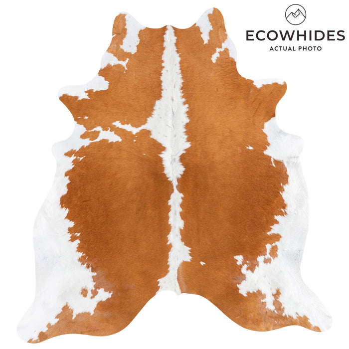 Brazilian Hereford Cowhide Rug Size 7'0" L x 6'3" W 8393