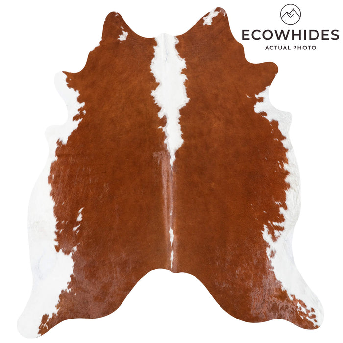 Brazilian Hereford Cowhide Rug Size 6'0" L x 6'3" W 8395
