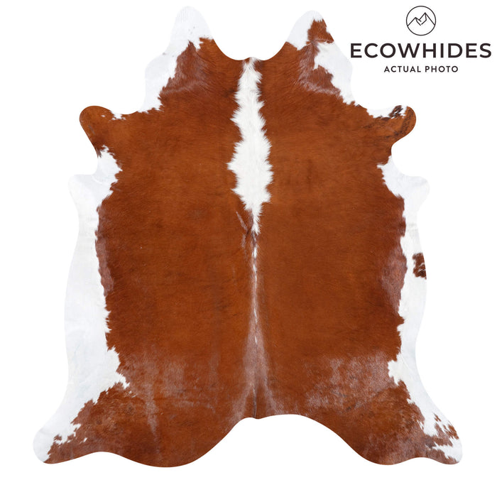 Brazilian Hereford Cowhide Rug Size 7'2" L x 6'11" W 8400