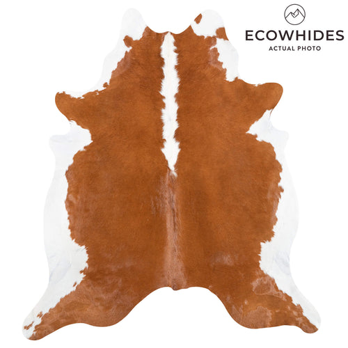 Brazilian Hereford Cowhide Rug Size 7'3" L x 6'9" W 8402
