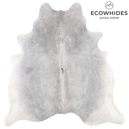 Brazilian Grey Cowhide Rug Size 7'2" L x 6'8" W 8440