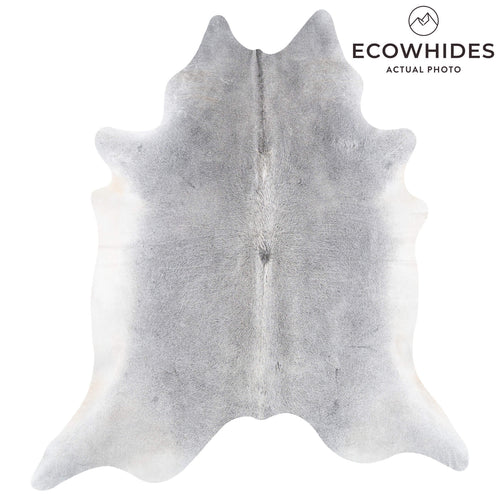 Brazilian Grey Cowhide Rug Size 7'6" L x 6'8" W 8461