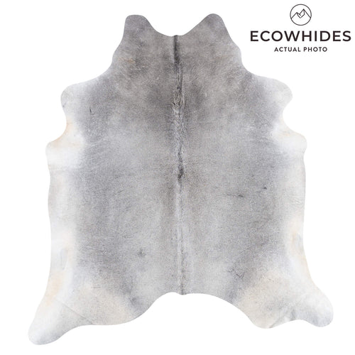 Brazilian Grey Cowhide Rug Size 7'6" L x 6'8" W 8469