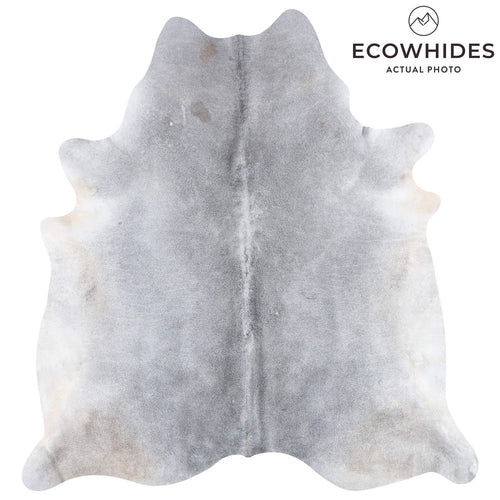 Brazilian Grey Cowhide Rug Size 8'0" L x 7'3" W 8477