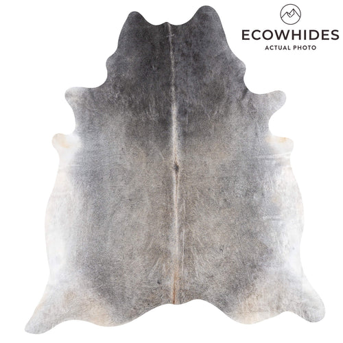 Brazilian Grey Cowhide Rug Size 8'9" L x 7'8" W 8480