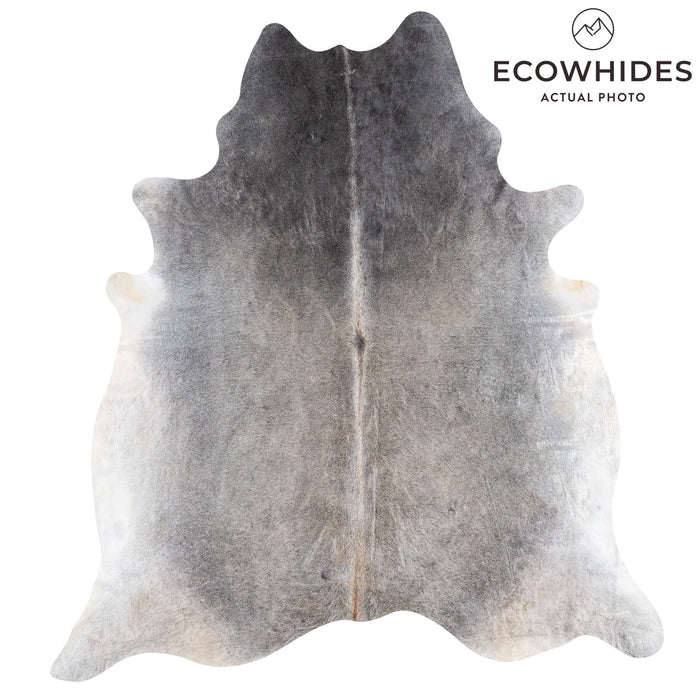 Brazilian Grey Cowhide Rug Size 8'9" L x 7'8" W 8480