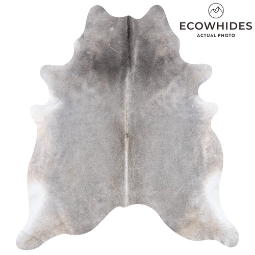 Brazilian Grey Cowhide Rug Size 7'8" L x 6'11" W 8482