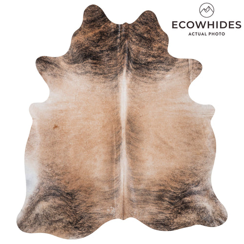 Brazilian Brindle Cowhide Rug Size 7'7" L x 6'9" W 8569
