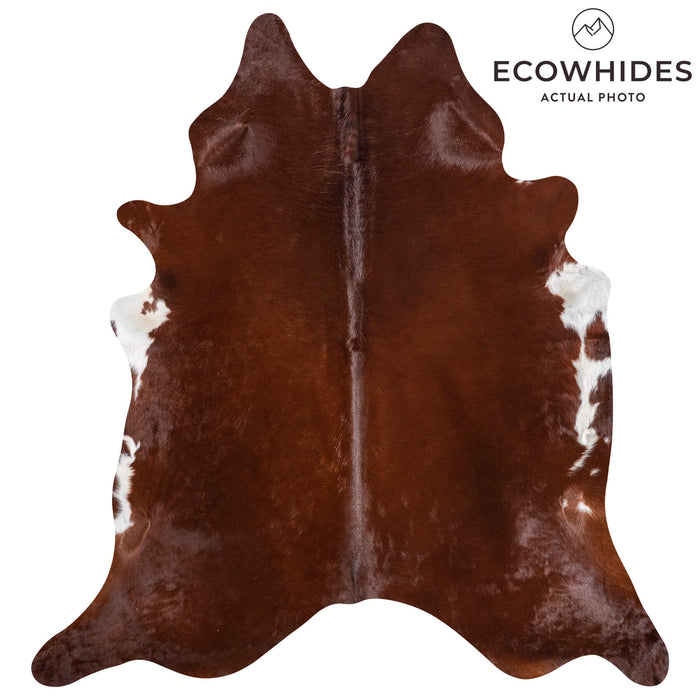Brazilian Brown Cowhide Rug Size 8'0" L x 7'4" W 8608