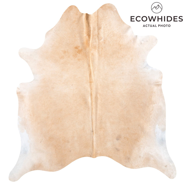 Brazilian Beige Cowhide Rug Size 7'7" L x 7'1" W 8616