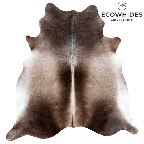Brazilian Mahogany Cowhide Rug Size 7'4" L x 7'0" W 8652