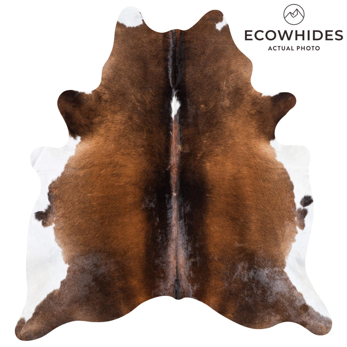 Brazilian Mahogany Cowhide Rug Size 7'1" L x 6'9" W 8750