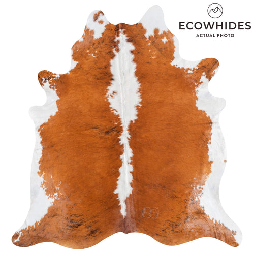 Brazilian Hereford Cowhide Rug Size 7'7" L x 6'11" W 8831