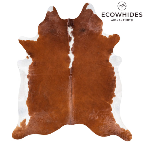 Brazilian Hereford Cowhide Rug Size 7'3" L x 6'3" W 8840