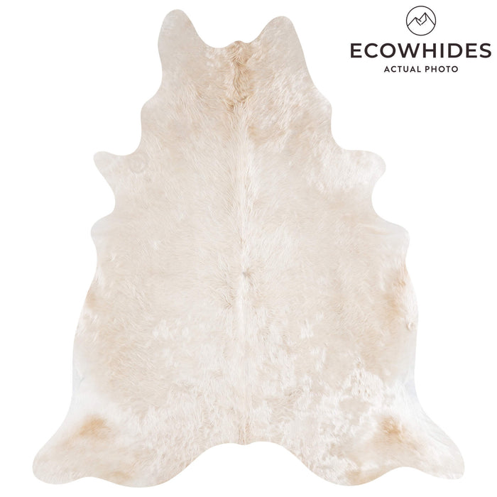 Brazilian Champagne Cowhide Rug Size 6'10" L x 6'2" W 8860