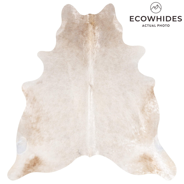 Brazilian Champagne Cowhide Rug Size 6'9" L x 6'5" W 8862