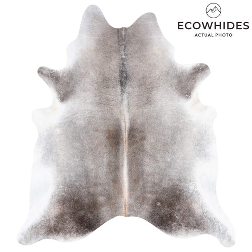Brazilian Grey Cowhide Rug Size 8'0" L x 7'3" W 8899
