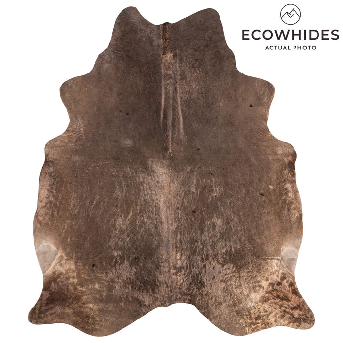 Brazilian Chocolate Cowhide Rug Size 7'9" L x 6'8" W 8910