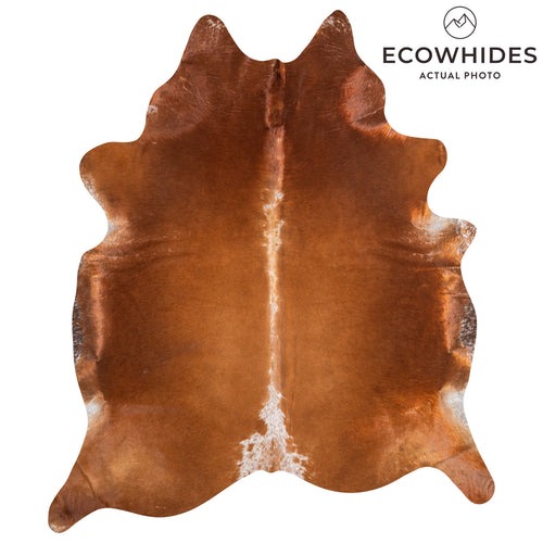 Brazilian Brown Cowhide Rug Size 8'0" L x 7'1" W 8980