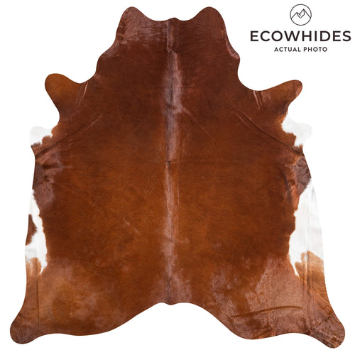 Brazilian Brown Cowhide Rug Size 8'2" L x 8'1" W 9002