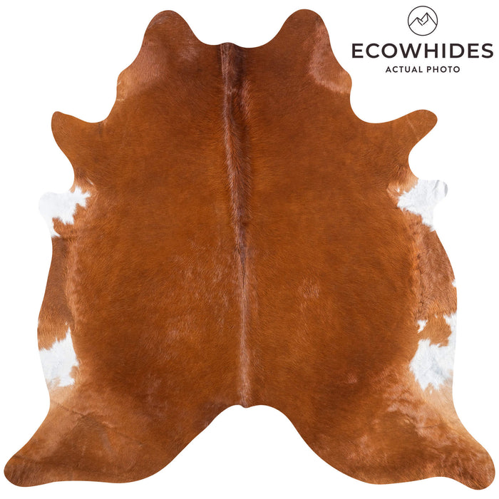 Brazilian Brown Cowhide Rug Size 7'10" L x 7'9" W 9003