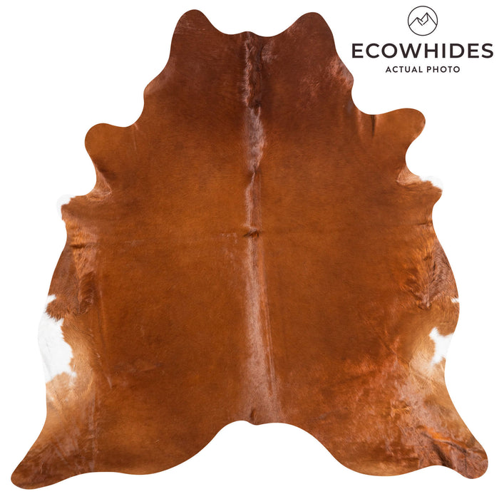 Brazilian Brown Cowhide Rug Size 8'6" L x 8'2" W 9006