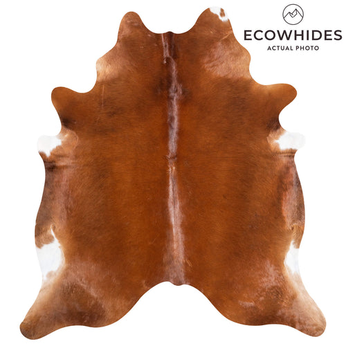 Brazilian Brown Cowhide Rug Size 7'.9" L x 7'1" W 9008