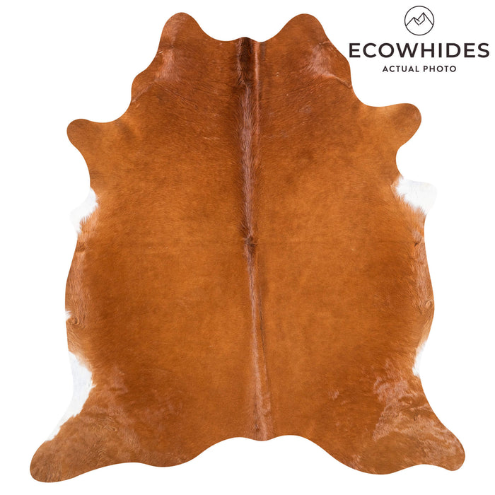 Brazilian Brown Cowhide Rug Size 7'5" L x 6'9" W 9013