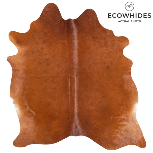 Brazilian Brown Cowhide Rug Size 6'3" L x 5'7" W 9014
