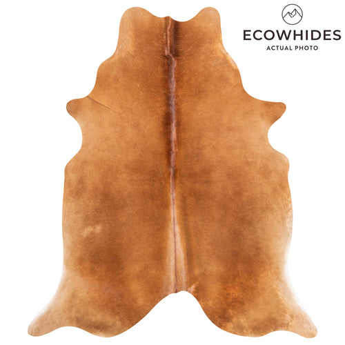 Brazilian Brown Cowhide Rug Size 6'8" L x 5'10" W 9019