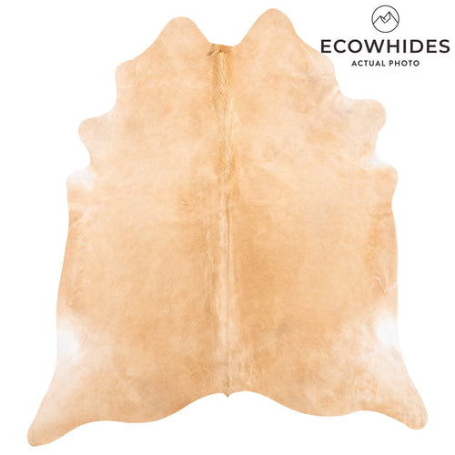 Brazilian Beige Cowhide Rug Size 6'11" L x 6'5" W 9170