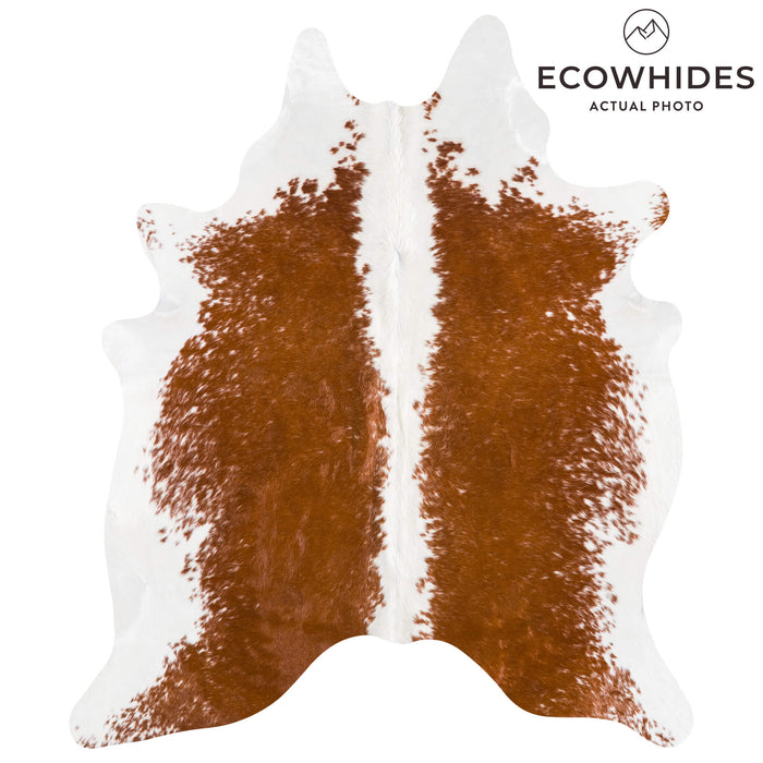 Brazilian Hereford Cowhide Rug Size 7'2" L x 6'1" W 9213
