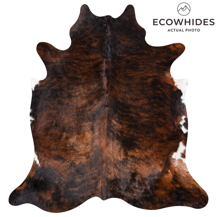 Brindle Cowhide Rug Size 6'8" L x 6'2" W 9235