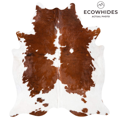Tricolor Cowhide Rug Size 7'3" L x 6'3" W 9362