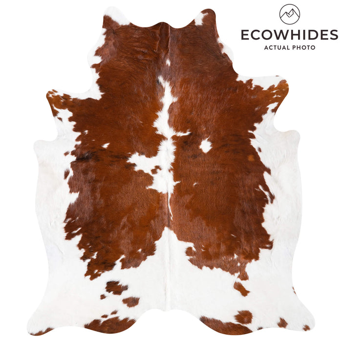 Tricolor Cowhide Rug Size 7'3" L x 6'3" W 9362