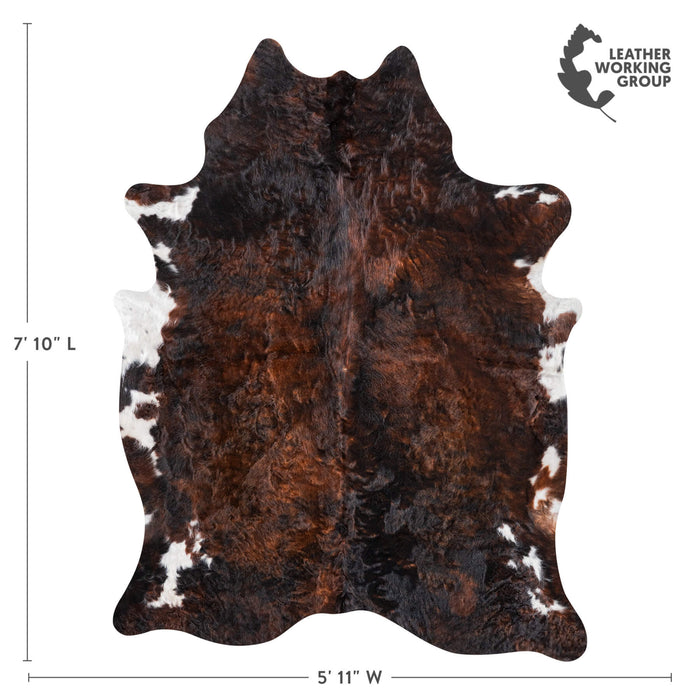 Brindle Cowhide Rug Size 7'10" L x 5'11" W 9474