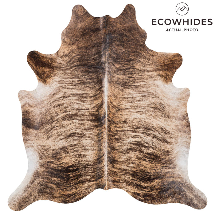 Brindle Cowhide Rug Size 6'9" L x 6'7" W 9484