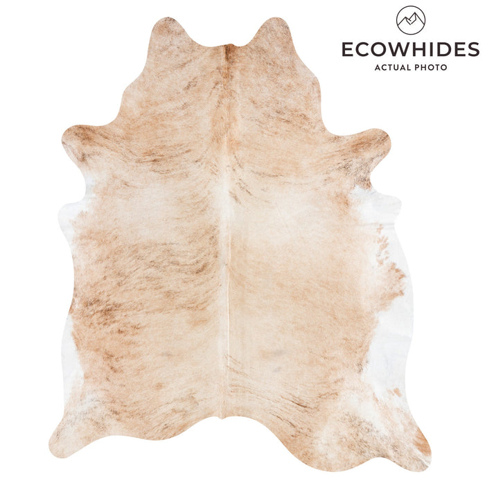 Brazilian Brindle White Belly Cowhide Rug Size 7'11" L x 6'6" W 9920