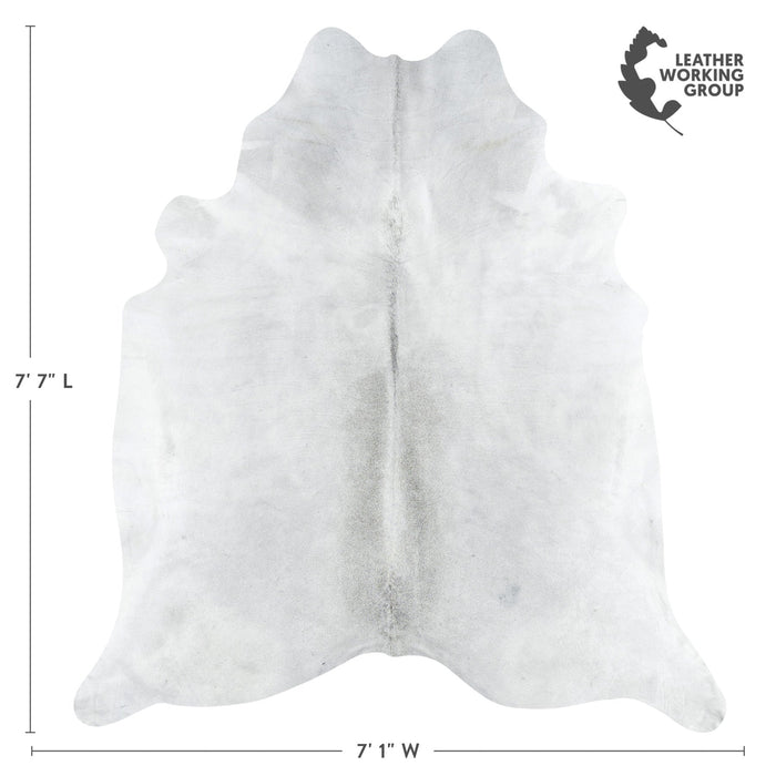 Brazilian Grey Cowhide Rug Size 7'7" L x 7'1" W 9975