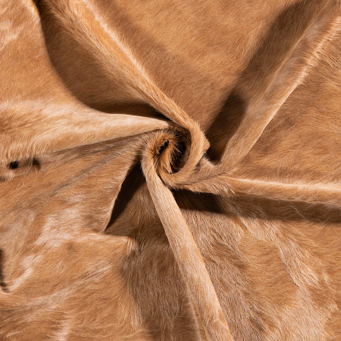 Brazilian Beige Cowhide Rug Size 7'3" L x 7'2" W 6848