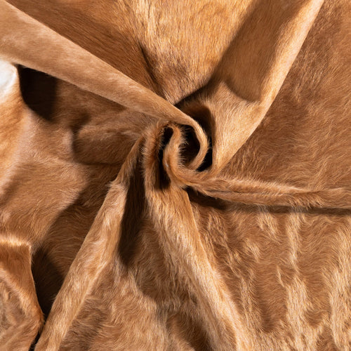 Brazilian Beige Cowhide Rug Size 7'3" L x 7'0" W 6849