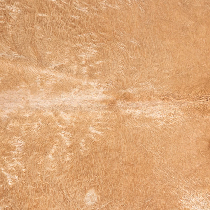 Brazilian Beige Cowhide Rug Size 6'2" L x 5'7" W 6857